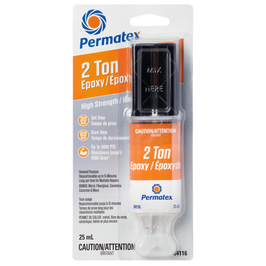Permatex 84116 2 Ton Epoxy Syringe - 25mL