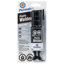 Load image into Gallery viewer, Permatex 84126 Plastic Welder Black Adhesive Syringe - 25mL