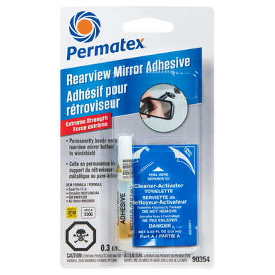 Permatex 90354 Rearview Mirror Adhesive - 0.3mL