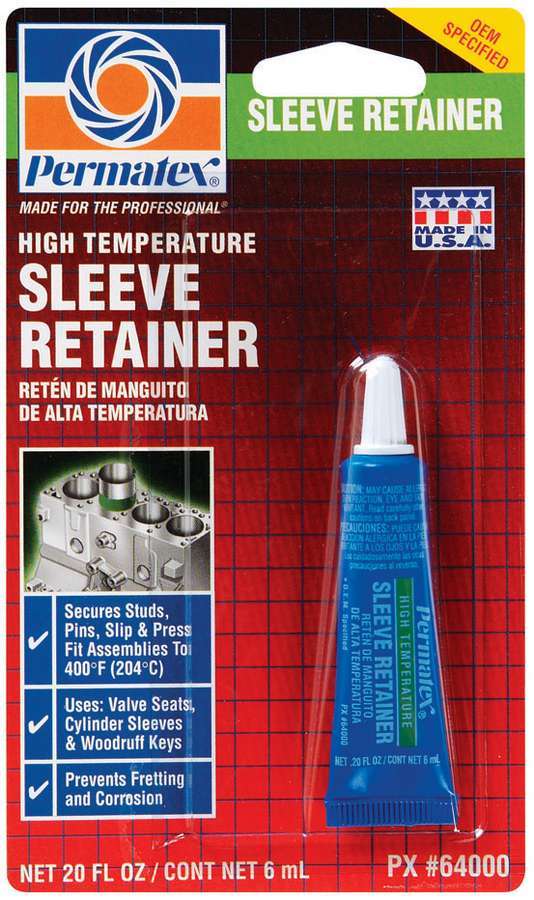 PERMATEX 64000 Green Sleeve Retainer