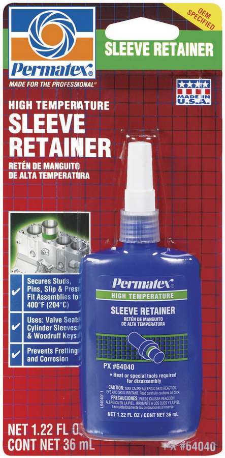 PERMATEX 64040 Green Sleeve Retainer