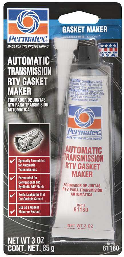 PERMATEX 81180 Auto Transmission RTV Sealant 3oz