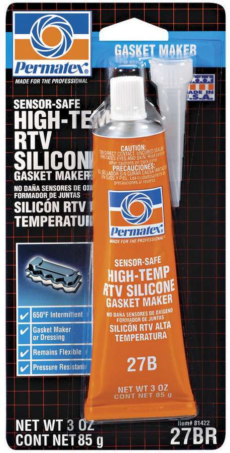 PERMATEX 81422 Low Volitile/Hi-Temp Sil
