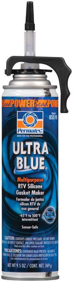 PERMATEX 85519 Powerbead Ultra Blue RTV Silicone 9.5oz