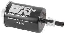 Load image into Gallery viewer, K&amp;N PF-2100 Fuel Filter for Select Buick Allure, Buick Century, Buick LaCrosse, Buick LeSabre, Buick Park Avenue, Buick Regal, Buick Riviera, Buick Skylark, Cadillac CTS, Cadillac Catera, Cadillac DeVille, Cadillac Escalade, Cadillac Escalade ESV,