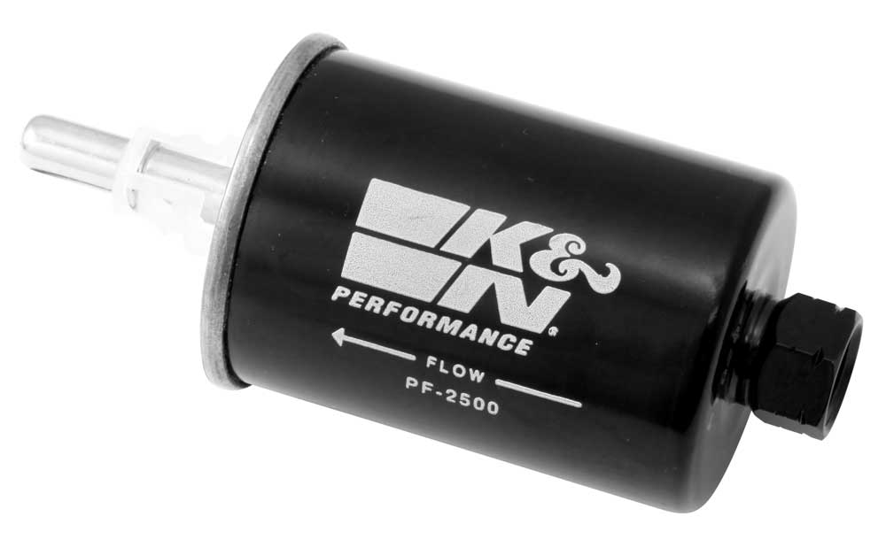 K&N PF-2500 Fuel Filter for Select Chevrolet Avalanche 1500, Chevrolet Blazer, Chevrolet S10, Chevrolet Silverado 1500, Chevrolet Silverado 2500, Chevrolet Suburban 1500, GMC Jimmy, GMC Sonoma, Isuzu Hombre, Oldsmobile Bravada