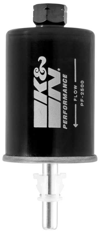 K&N PF-2500 Fuel Filter for Select Chevrolet Avalanche 1500, Chevrolet Blazer, Chevrolet S10, Chevrolet Silverado 1500, Chevrolet Silverado 2500, Chevrolet Suburban 1500, GMC Jimmy, GMC Sonoma, Isuzu Hombre, Oldsmobile Bravada