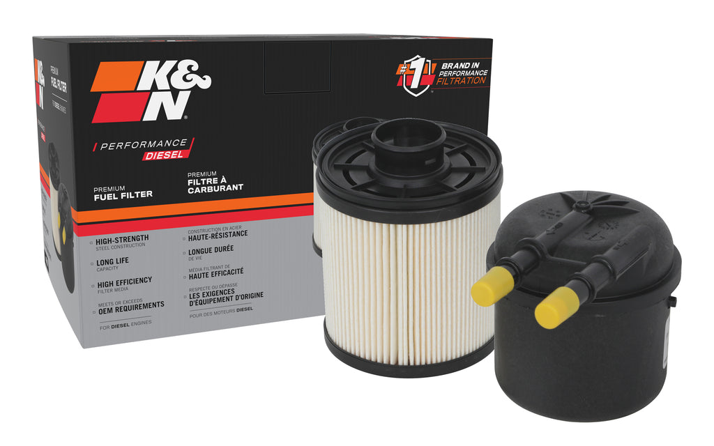 K&N PF-4700 Fuel Filter for Select Ford F-250 Super Duty, Ford F-350 Super Duty, Ford F-450 Super Duty, Ford F-550 Super Duty, Ford F-650, Ford F-750