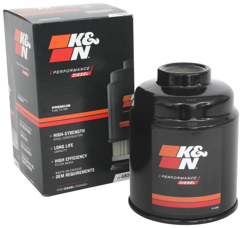 K&N PF-4800 Fuel Filter for Select Ram 2500, Ram 3500, Ram 4000, Ram 4500, Ram