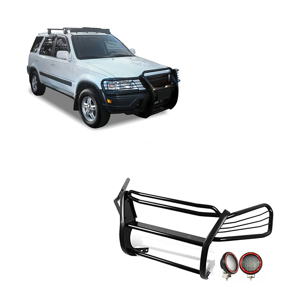 Black Horse Off Road PG24001MA-PLFR Grille Guard Kit for Select Honda CR-V
