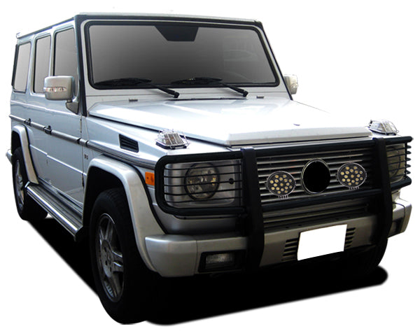 Black Horse Off Road PGBZA008A-PLB Grille Guard Kit for Select Mercedes-Benz G500, Mercedes-Benz G55 AMG