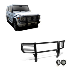 Load image into Gallery viewer, Black Horse Off Road PGBZA008A-PLFB Grille Guard Kit for Select Mercedes-Benz G500, Mercedes-Benz G55 AMG