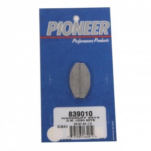 PIONEER 839010 Crankshaft Woodruff Keys 2pk .188 x 1.375 Long