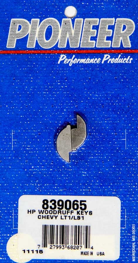 PIONEER 839065 Wooddruff Key - Chevy LS1/LT1 - 3/16 x 3/4 in