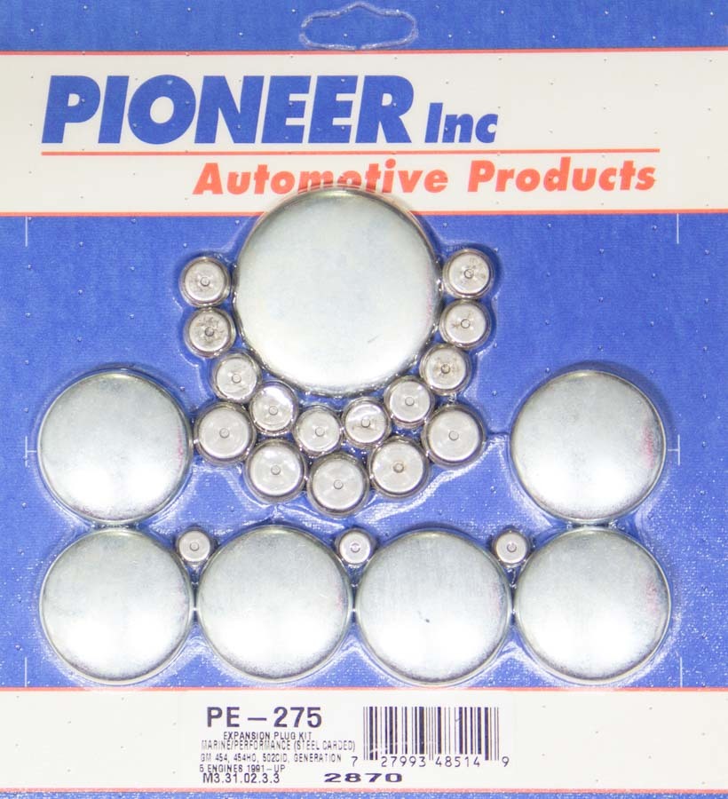PIONEER PE275 BBC Gen V Freeze Plug Kit - Marine