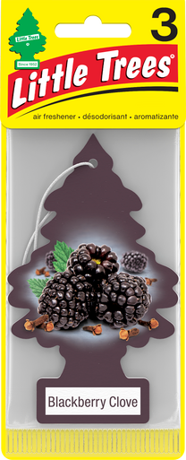 Little Trees U3S-37343 Blackberry Clove, 3-Pack