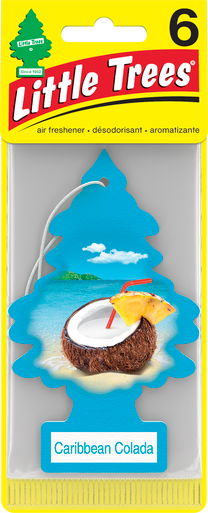 Little Trees U6P-60324 Caribbean Colada, 6-Pack