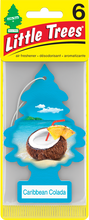 Load image into Gallery viewer, Little Trees U6P-60324 Caribbean Colada, 6-Pack