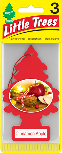 Little Trees U3S-32038 Cinnamon Apple, 3-Pack