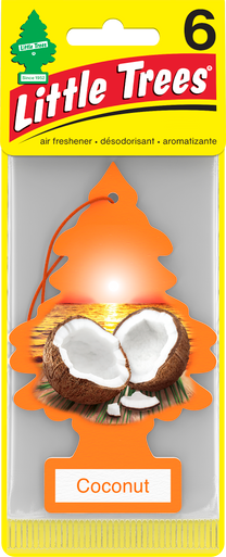 Little Trees U6P-60317 Coconut, 6-Pack