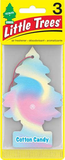 Little Trees U3S-32082 Cotton Candy, 3-Pack