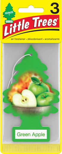 Little Trees U3S-32016 Green Apple, 3-Pack