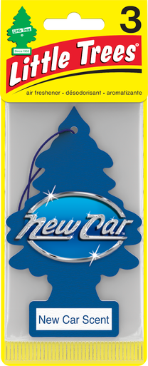 Little Trees U3S-32089 New Car Scent, 3-Pack