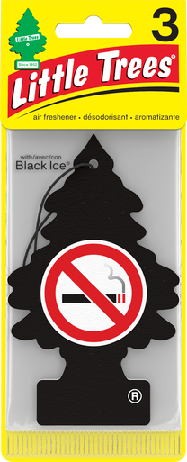 Little Trees U3S-37037 No Smoking, 3-Pack