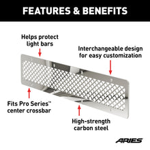 Load image into Gallery viewer, ARIES PJ20MS Pro Series 20-Inch Polished Stainless Light Bar Cover Plate
