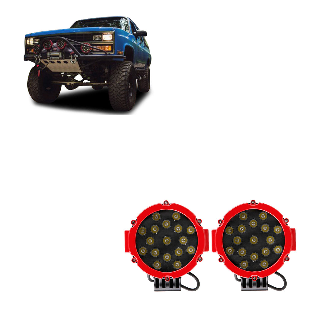 Black Horse Off Road PL2265R LED 7" Dia.Lights