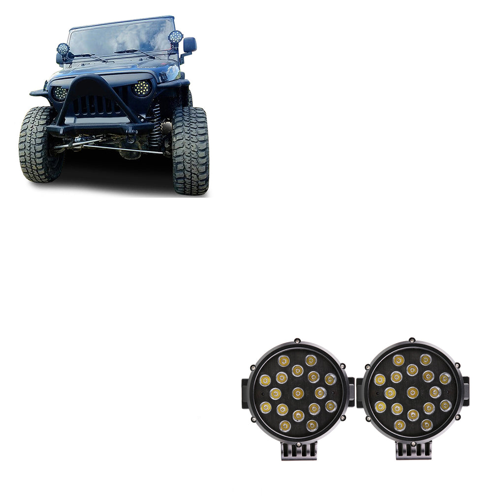 Black Horse Off Road PL2265 LED 7" Dia.Lights
