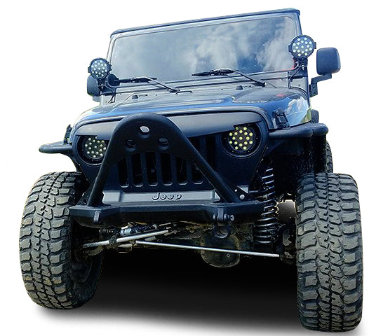 Black Horse Off Road PL2265 LED 7" Dia.Lights