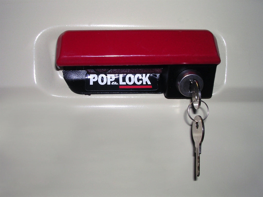 Pop & Lock PL2300 Ford F150 (w/factory steel handle) for Select Ford F-150, Ford F-250, Ford F-250 HD, Ford F-350, Ford Ranger, Mazda B2300, Mazda B2500, Mazda B3000, Mazda B4000