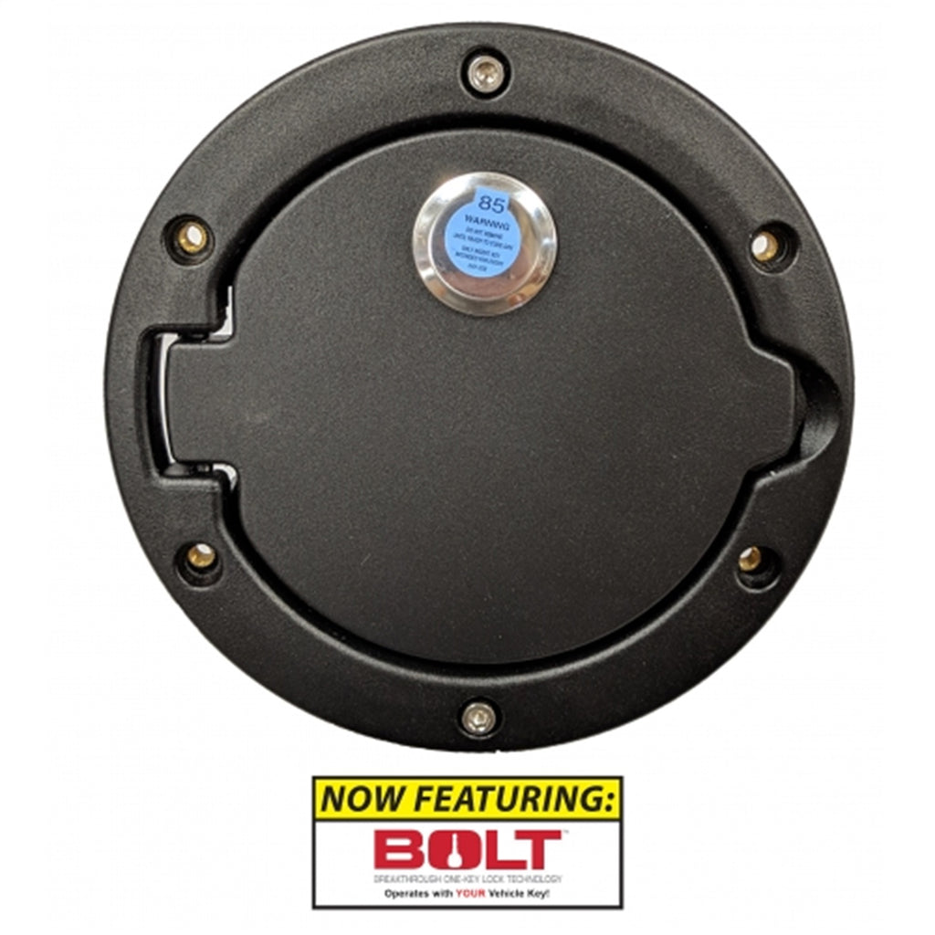 Pop & Lock PL3000 Jeep Wrangler Locking Fuel Door (featuring BOLT Codeable Lock) for Select Jeep Wrangler, Jeep Wrangler JK