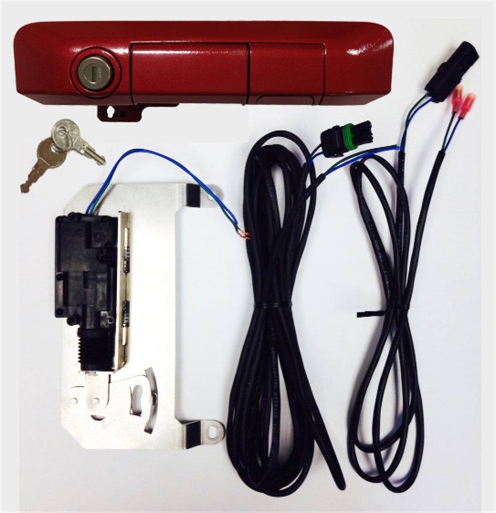 Pop & Lock PL85501 Toyota Tacoma Smart Lock Combo Standard-Barcelona Red for Select Toyota Tacoma