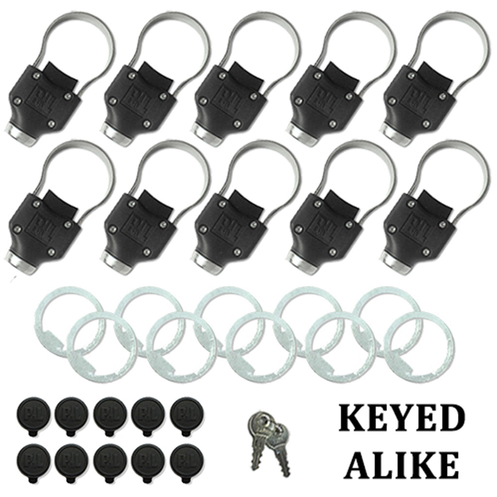 Pop & Lock PL9900-10KA The GateDefender™ Fleet Pack (Keyed-Alike) for Select Chevrolet Silverado 1500, Chevrolet Silverado LTD, GMC Sierra 1500, GMC Sierra Limited