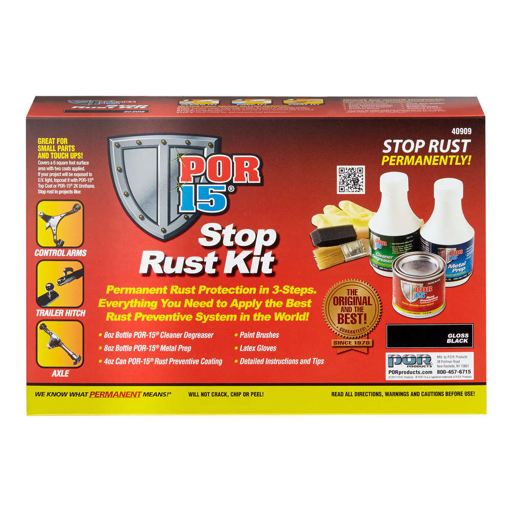 POR-15 40909 Stop Rust Kit Black
