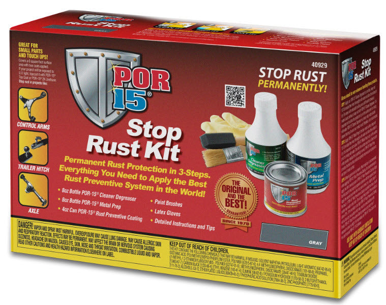 POR-15 40929 Stop Rust Kit Gray
