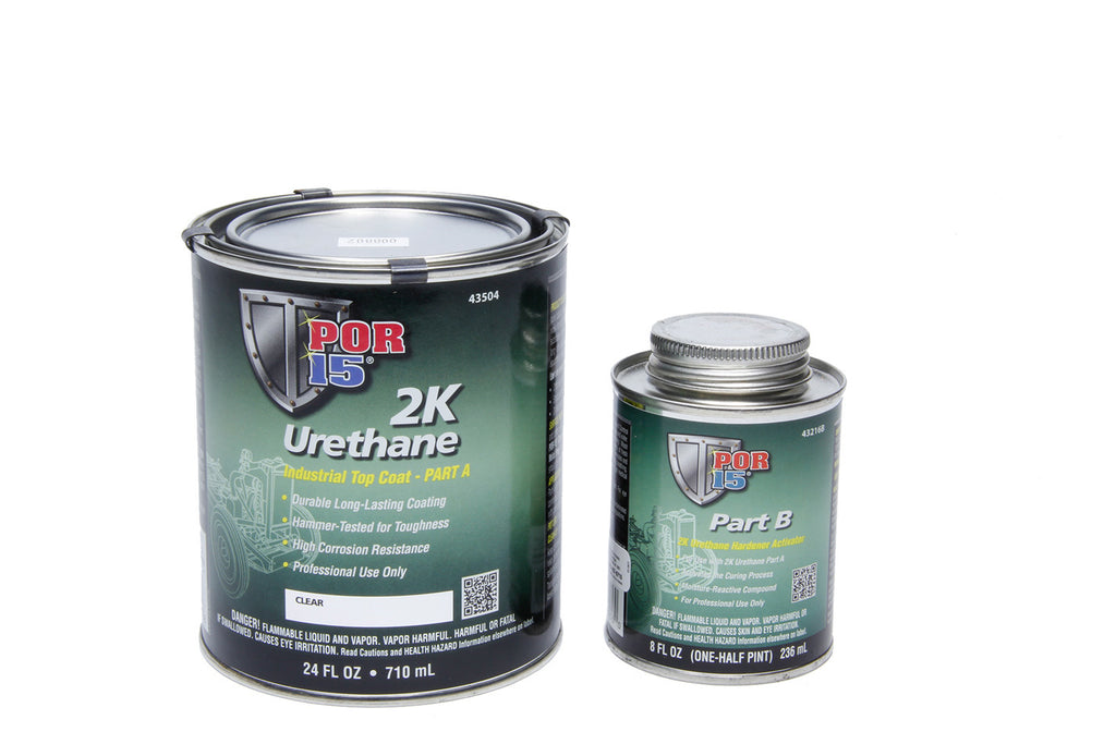 POR-15 43504 2K Urethane Clear  Quart