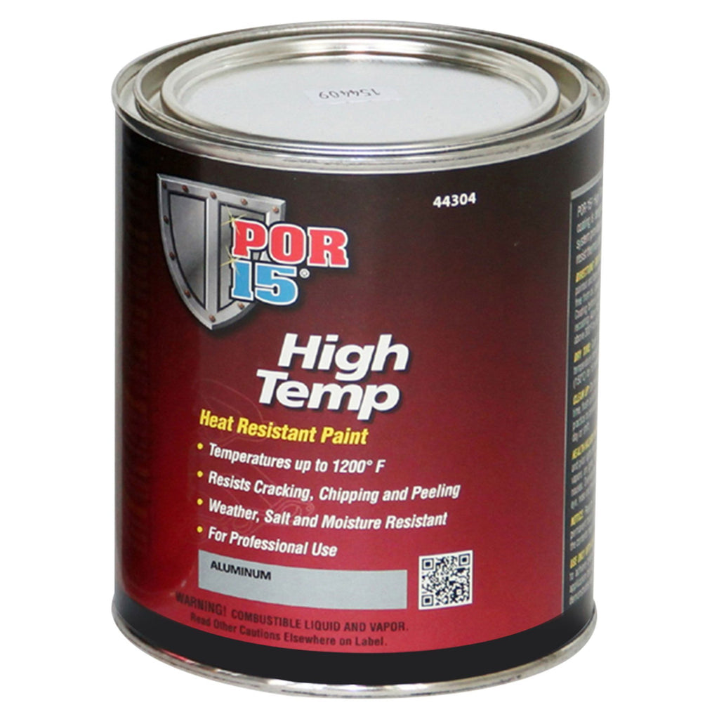 POR-15 44304 High Temperature Aluminu m Paint Quart