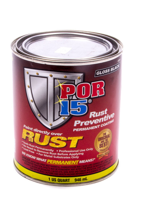 POR-15 45004 POR-15 Paint Quart Gloss Black