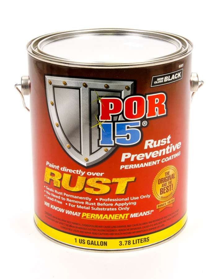 POR-15 45401 POR-15 Semi-Gloss Black Gallon