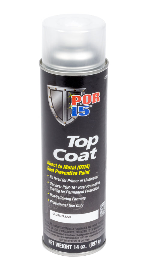 POR-15 45718 Top Coat Clear 14oz Aerosol