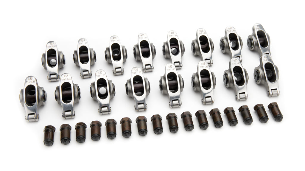 PRW INDUSTRIES, INC. 0245502 Pontiac S/S Roller R/A's - 1.65 Ratio 7/16 Stud