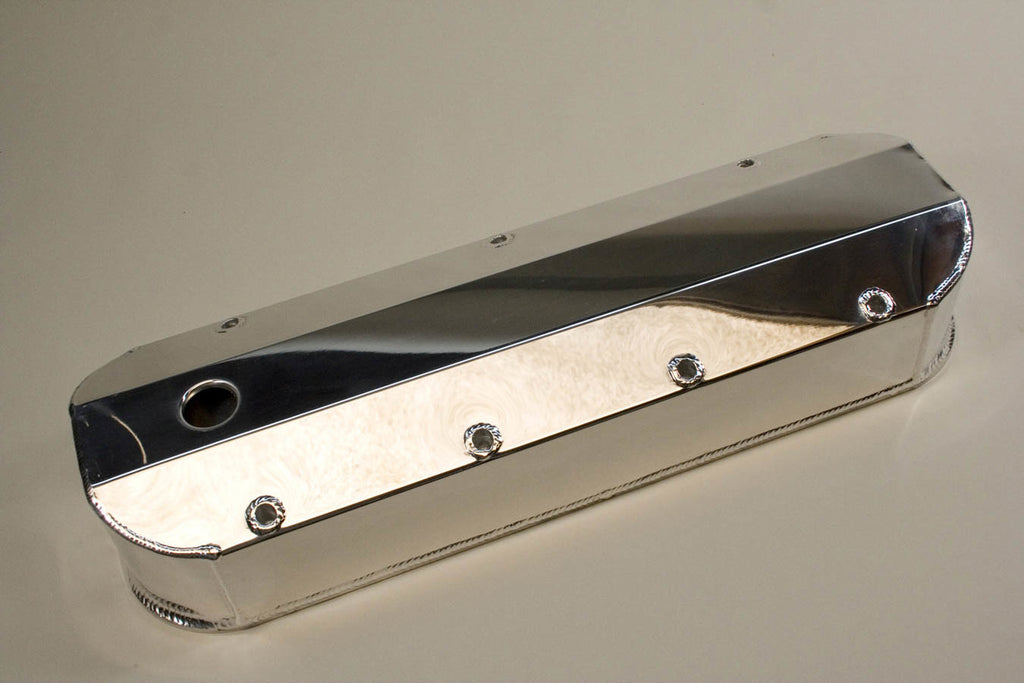 PRW INDUSTRIES, INC. 4045408 Billet Rail Fab. V/C's - BBC Tall Polished