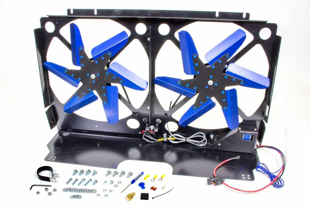 PERMA-COOL 19514 88-98 P/U Dual 16in. Electric Fans