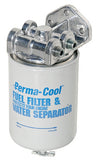 PERMA-COOL 84794 HP Fuel Filter & Head 1/4in NPT Ports L/R