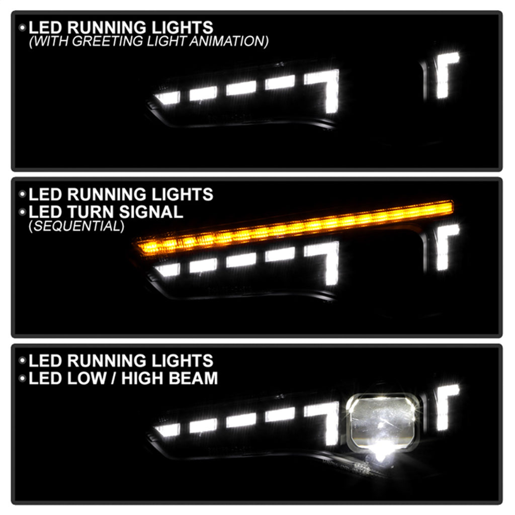 Spyder Auto 5089038 Projector Headlights for Select Audi A5, Audi A5 Quattro