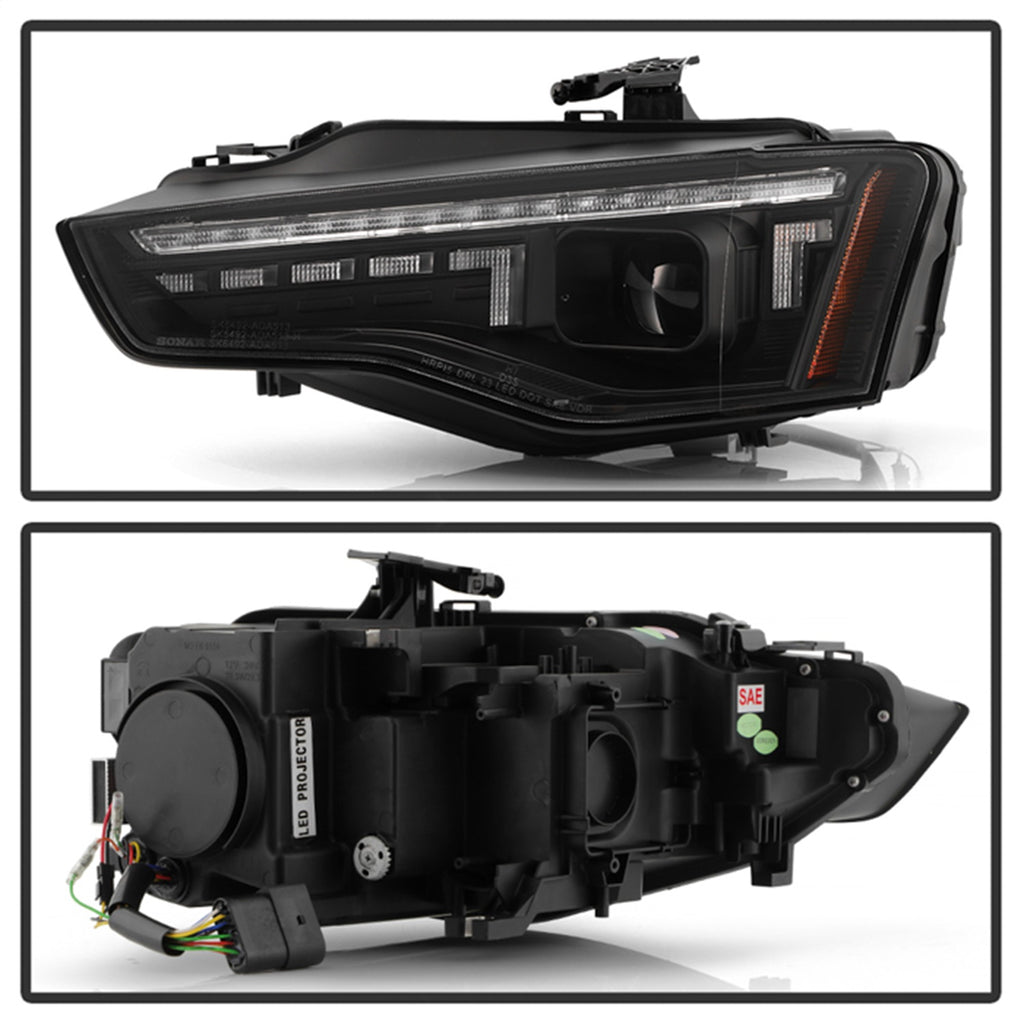 Spyder Auto 5089038 Projector Headlights for Select Audi A5, Audi A5 Quattro