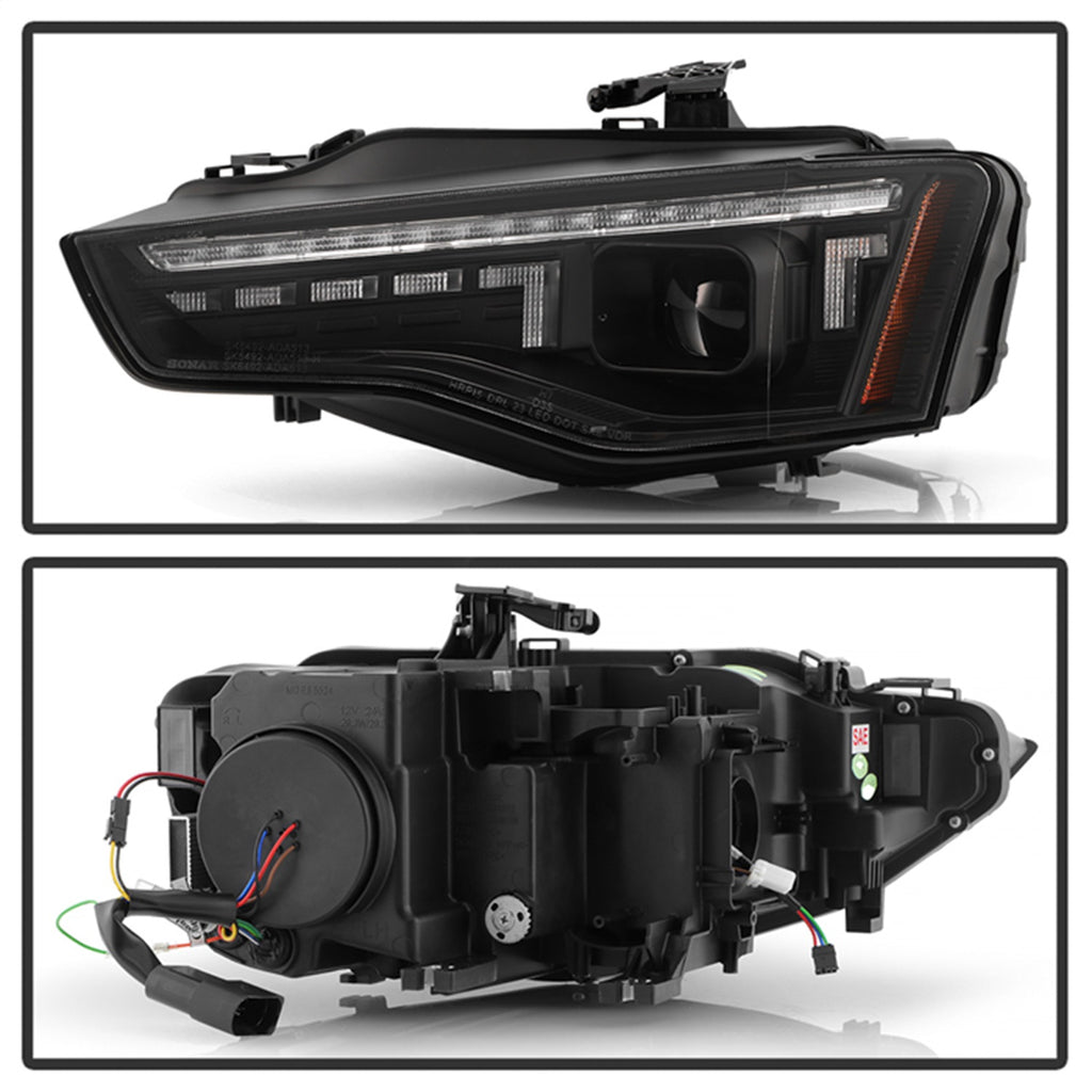Spyder Auto 5088888 Projector Headlights for Select Audi A5, Audi A5 Quattro